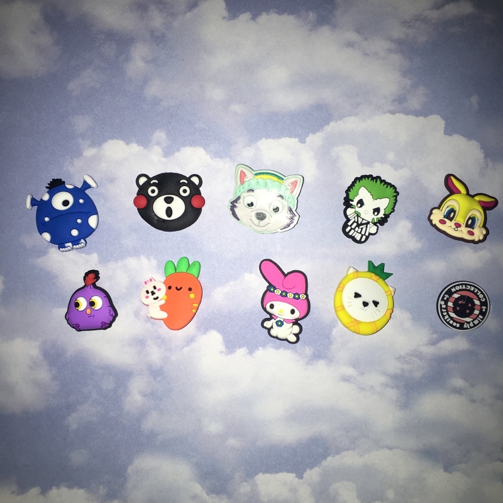 Cute Animal 10 Piece Shoe Charms - Decorations - Shoe Accessories